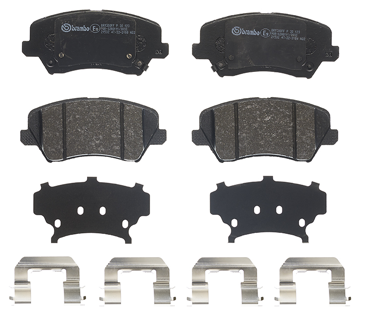 A.B.S. P 30 123 BREMBO Bremsbelagsatz, Scheibenbremse